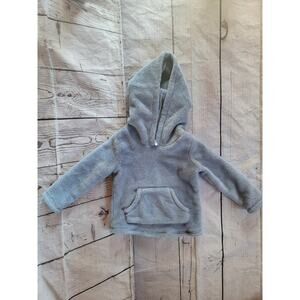 Carter's Toddler Blue Sherpa Pullover Sweatshirt Hoodie Size 24 Month